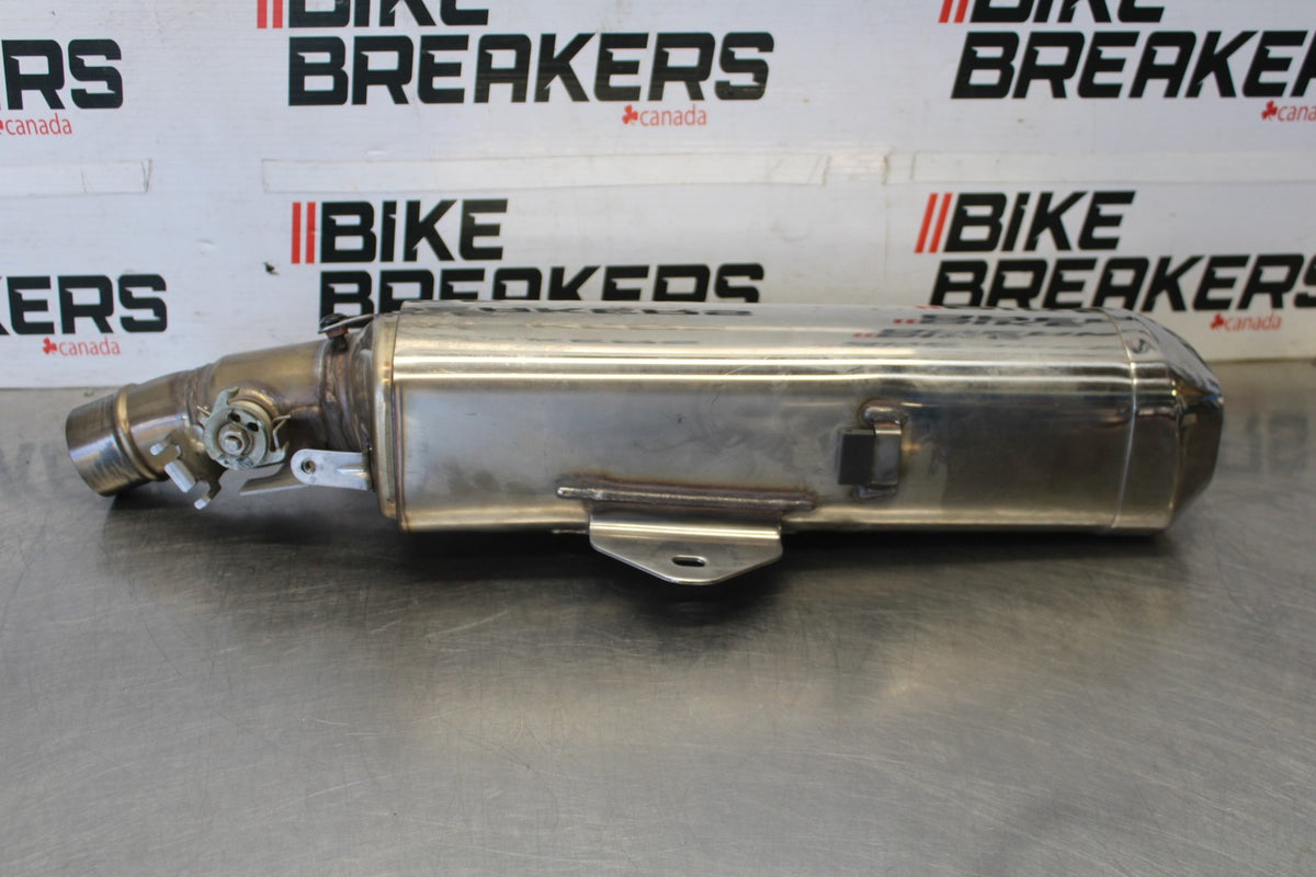 20-22 KAWASAKI NINJA ZX6R EXHAUST PIPE MUFFLER SLIP ON CAN SILENCER BB749