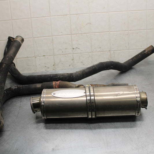 1998 Suzuki TL1000S AFTERMARKET FULL EXHAUST SYSTEM HEADERS PIPE MUFFLER BB508