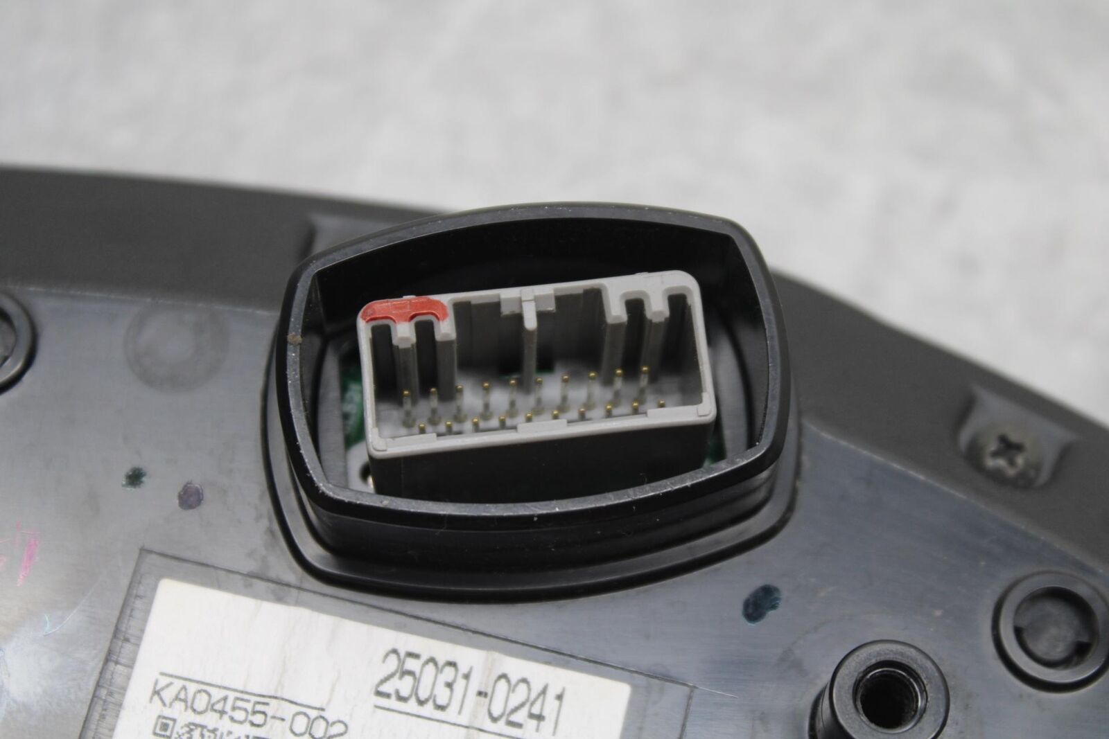 09-12 KAWASAKI NINJA ZX6R SPEEDO TACH GAUGES DISPLAY CLUSTER SPEEDOMETER BB640