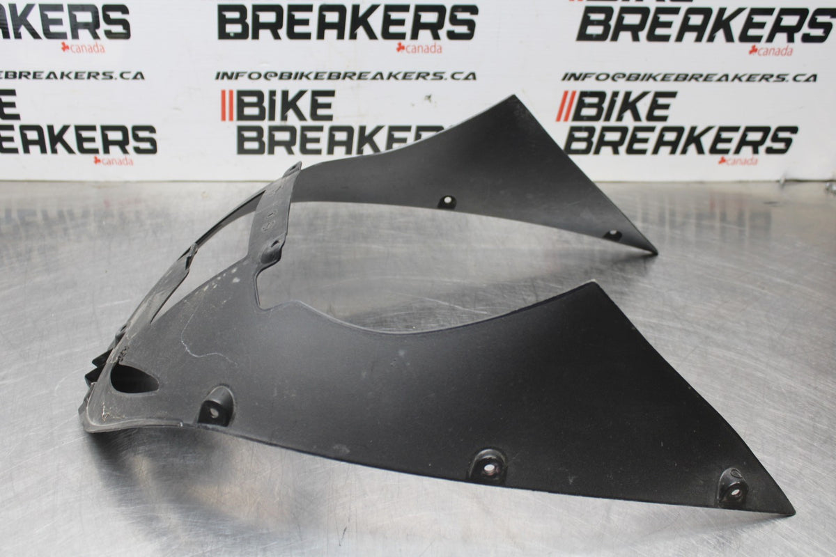 11-15 KAWASAKI NINJA ZX10R LOWER FRONT UPPER INNER HEADLIGHT COWL FAIRING  BB840