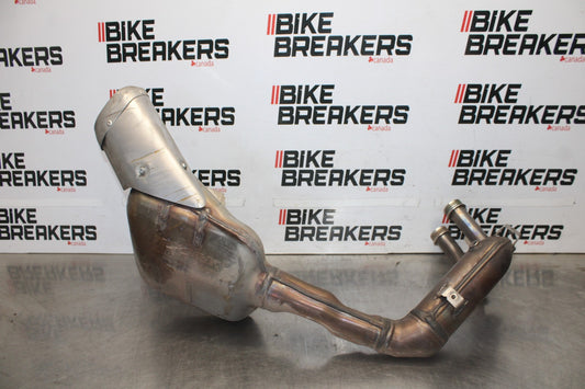 23-24 YAMAHA MT-07 FULL EXHAUST SYSTEM HEADERS PIPE MUFFLER BB927