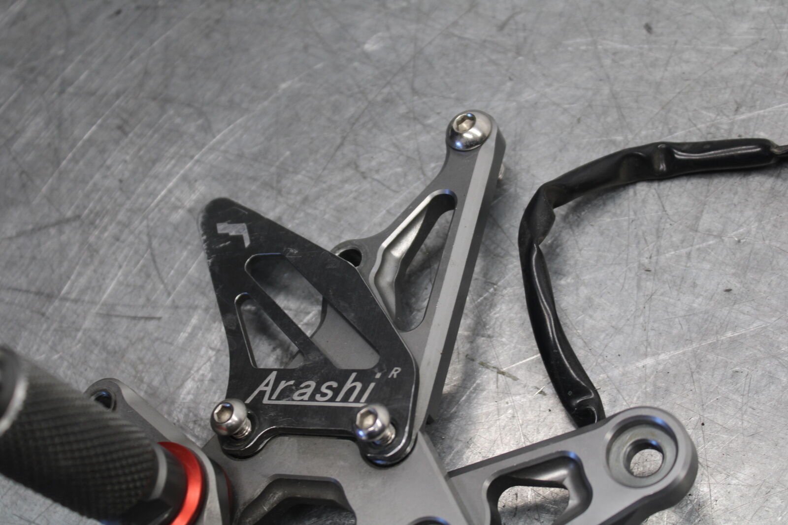 09-12 KAWASAKI NINJA ZX6R RIGHT LEFT REARSETS REAR SET DRIVER FOOT PEGS  BB698