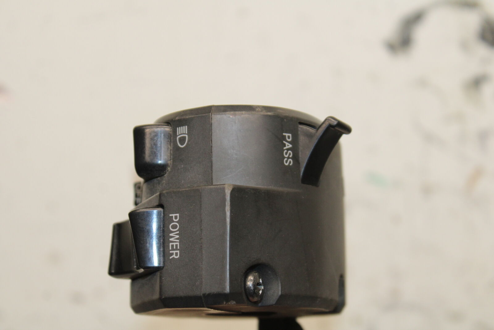 13-17 KAWASAKI NINJA ZX6R ZX636E LEFT CLIP ON HANDLE HORN SIGNALS SWITCH BB735