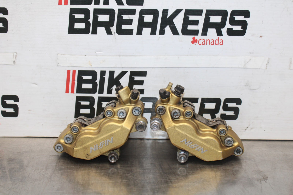 00-01 HONDA CBR929RR RIGHT LEFT FRONT BRAKE CALIPER SET PAIR CALIPERS BB925