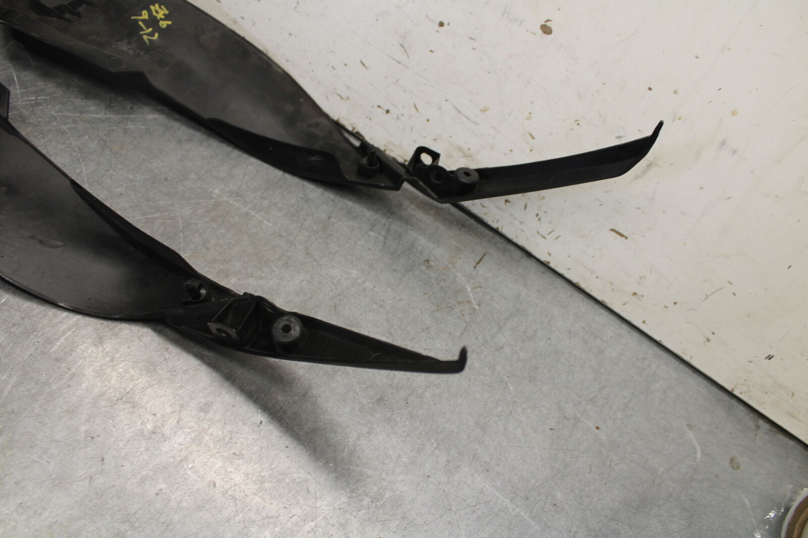 09-12 KAWASAKI NINJA ZX6R RIGHT LEFT TANK PANELS COVERS TRIM SET COWLS BB656