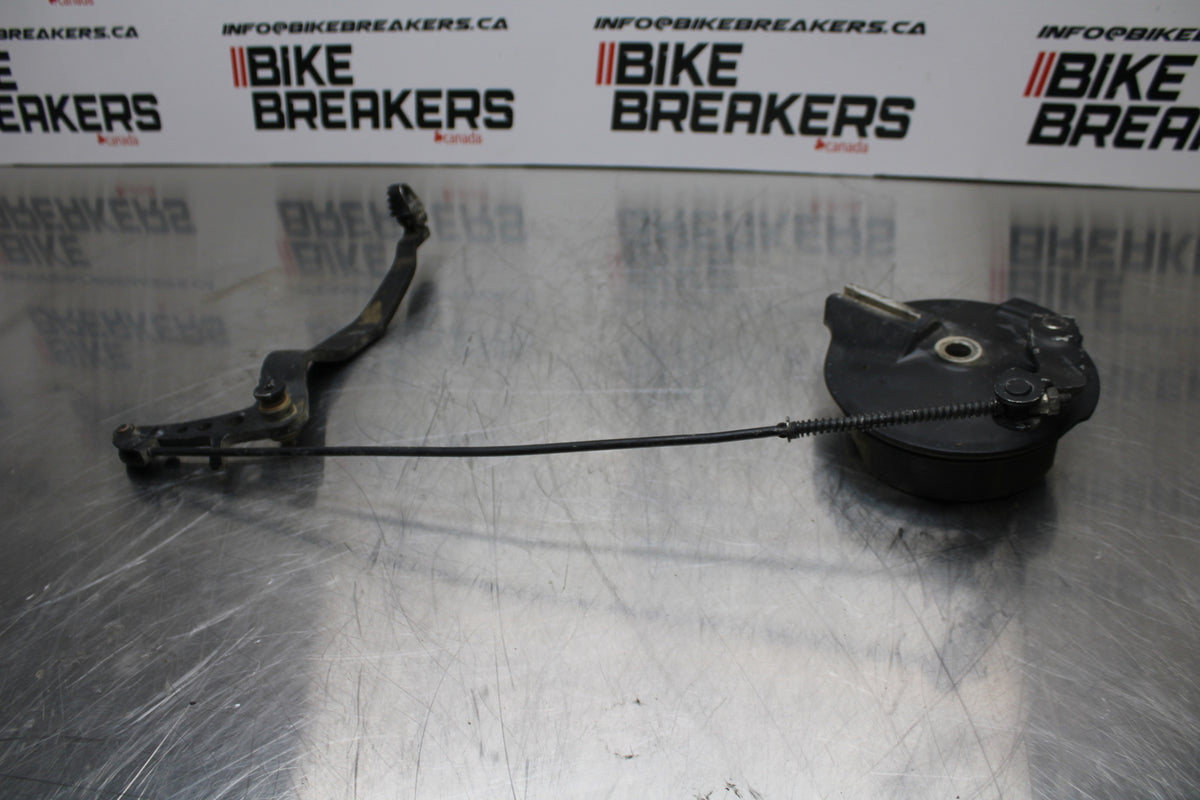 19 YAMAHA TTR230 REAR BACK BRAKE DRUM ASSEMBLY BB146