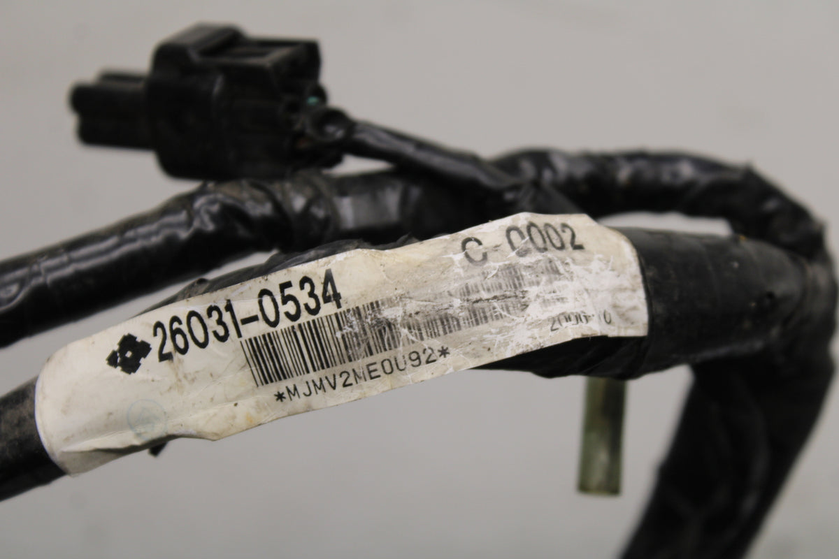 07-09 KAWASAKI VERSYS 650 MAIN ENGINE WIRING HARNESS MOTOR WIRE LOOM BB125