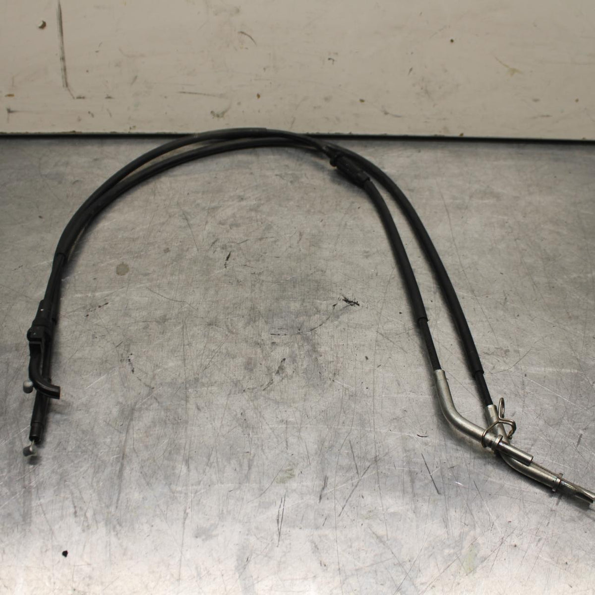 12-17 KAWASAKI ER-6N Z650 THROTTLE CABLES LINES BB607
