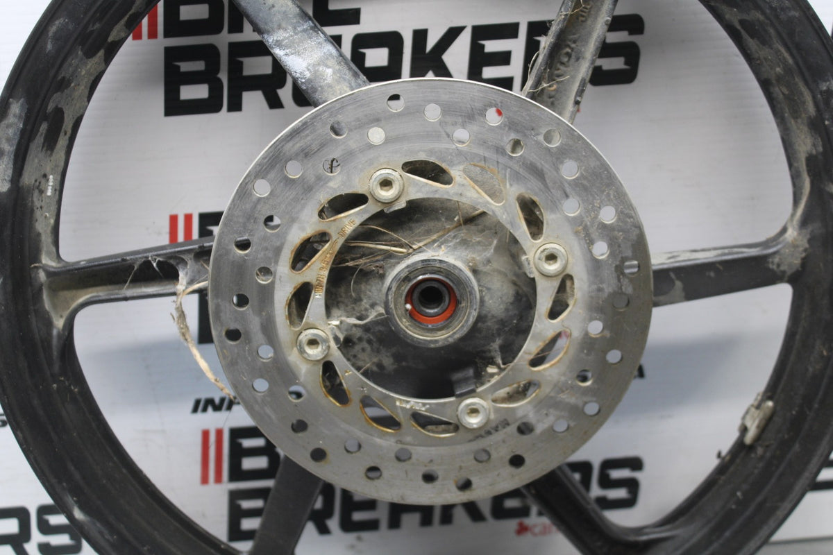 08 HONDA CBR125R REAR WHEEL BACK RIM & ROTOR BB804