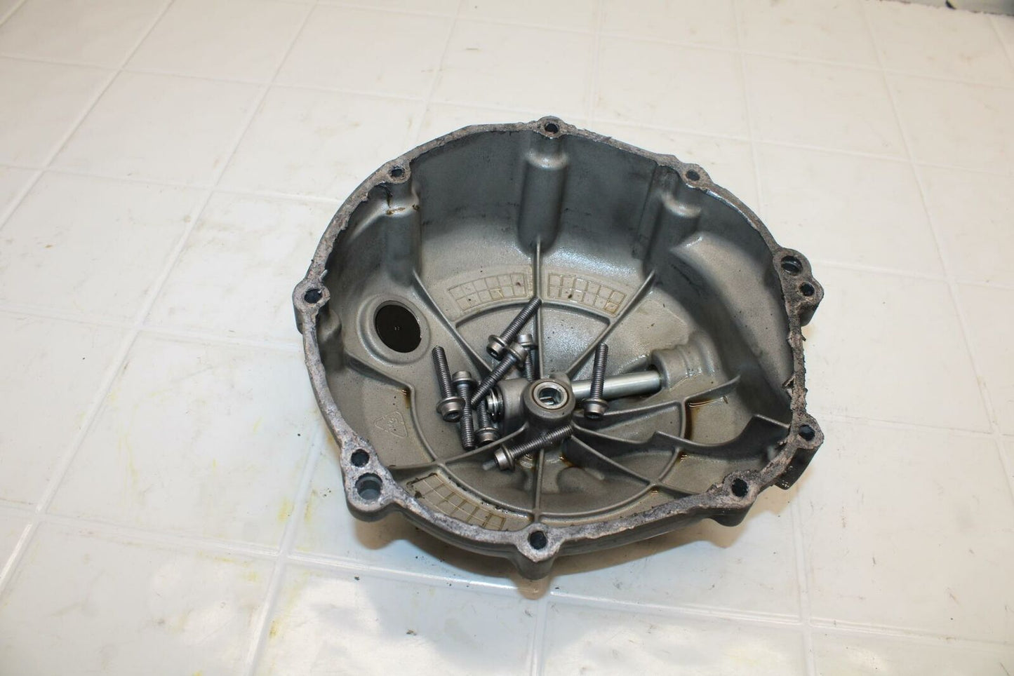 08-16 YAMAHA YZF R6 CLUTCH SIDE ENGINE MOTOR COVER BB406