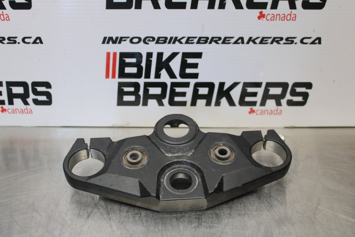 09-15 YAMAHA FZ6R FORKS UPPER TRIPLE TREE CLAMP BB161