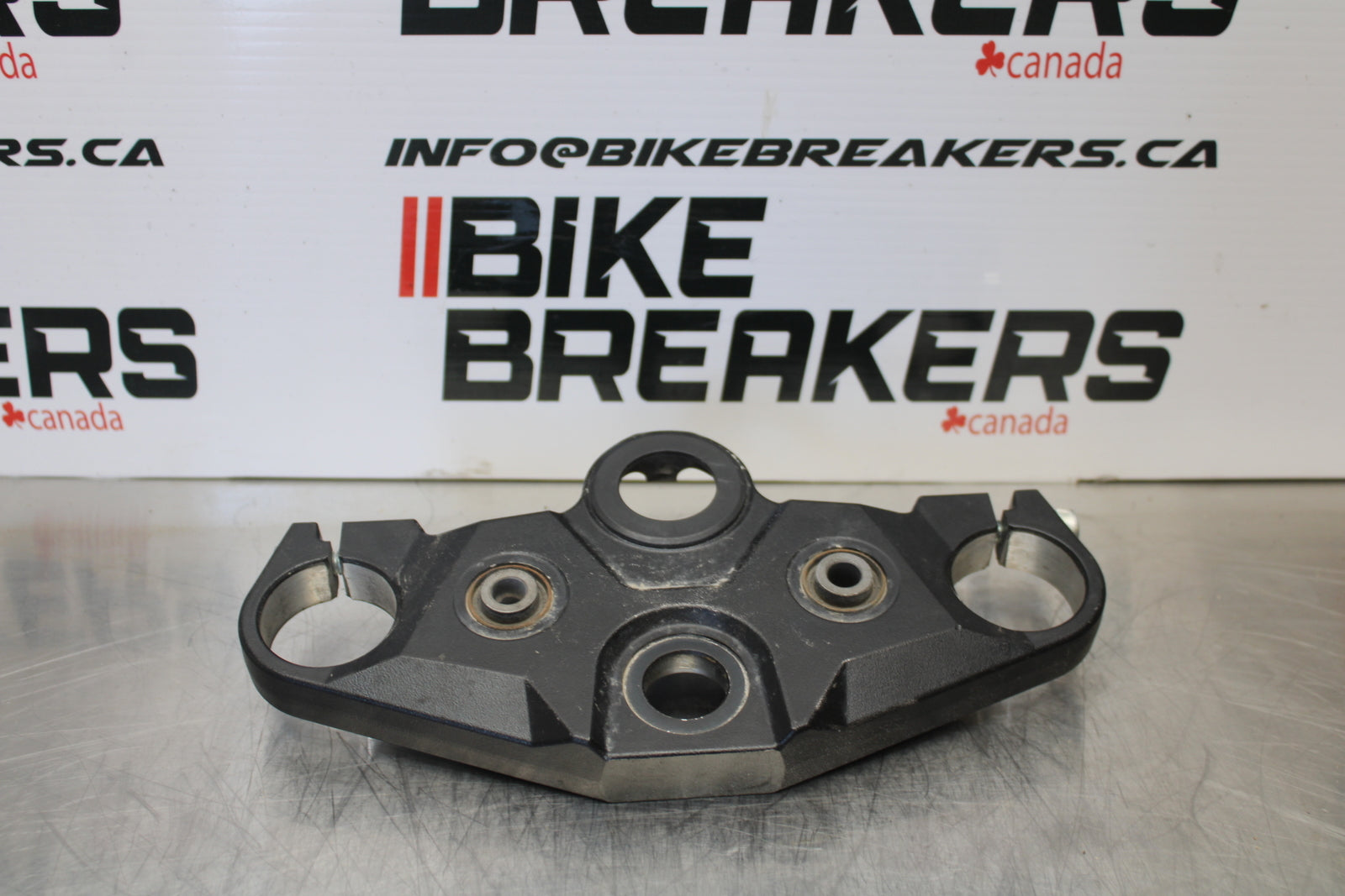 09-15 YAMAHA FZ6R FORKS UPPER TRIPLE TREE CLAMP BB161