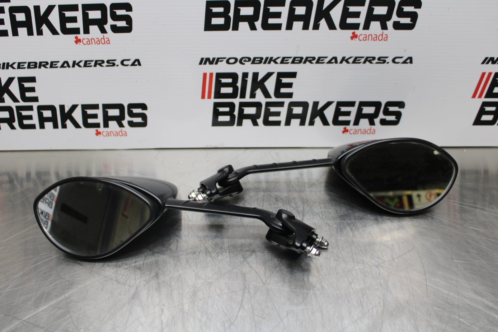 23-24 KAWASAKI NINJA ZX14R REAR VIEW MIRROR SET PAIR MIRRORS BB153