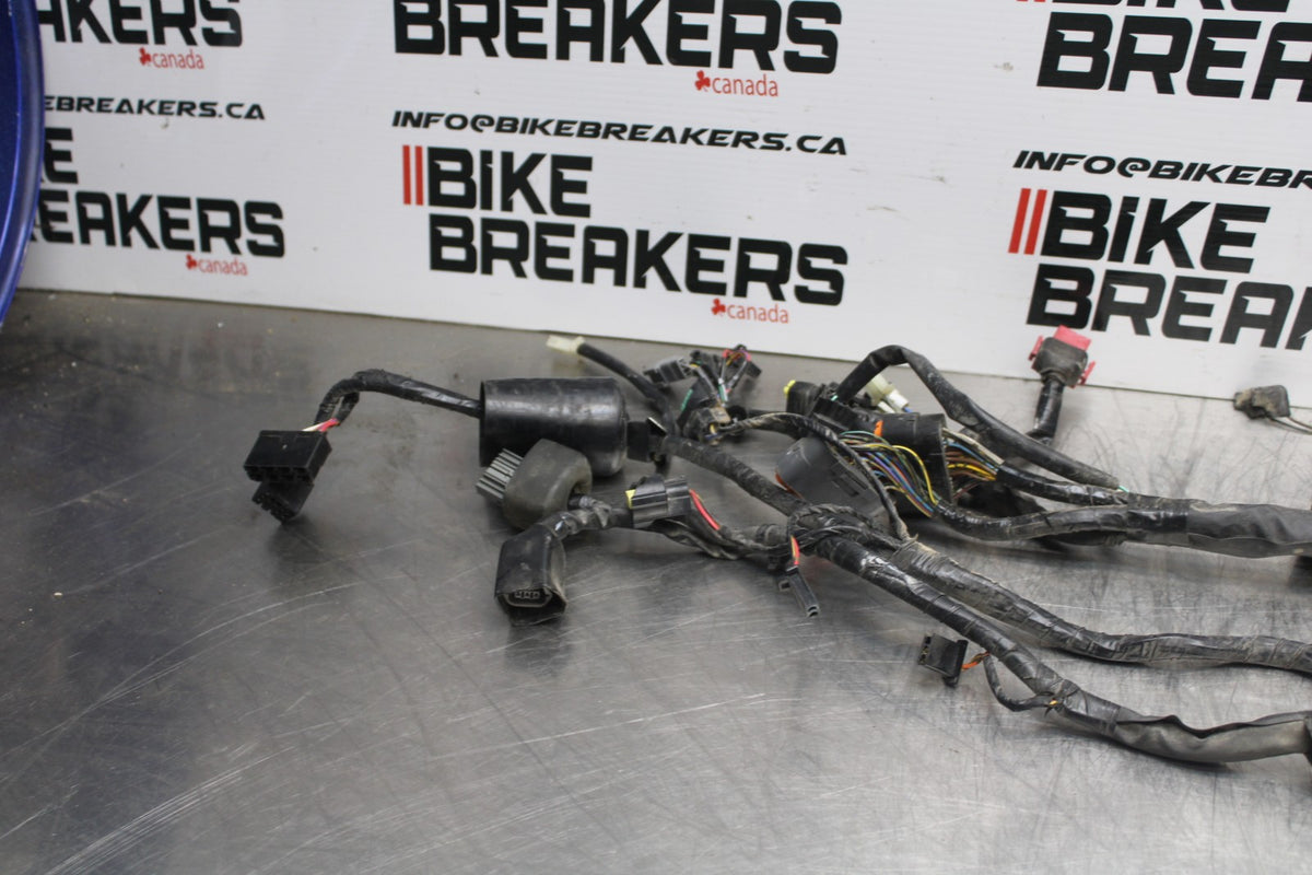 07-08 KAWASAKI NINJA ZX6R MAIN ENGINE WIRING HARNESS MOTOR WIRE LOOM BB855
