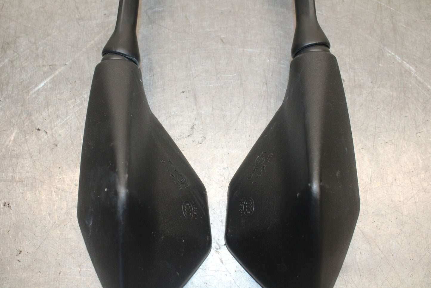 09-12 KAWASAKI NINJA ZX6R REAR VIEW MIRROR SET PAIR MIRRORS BB698