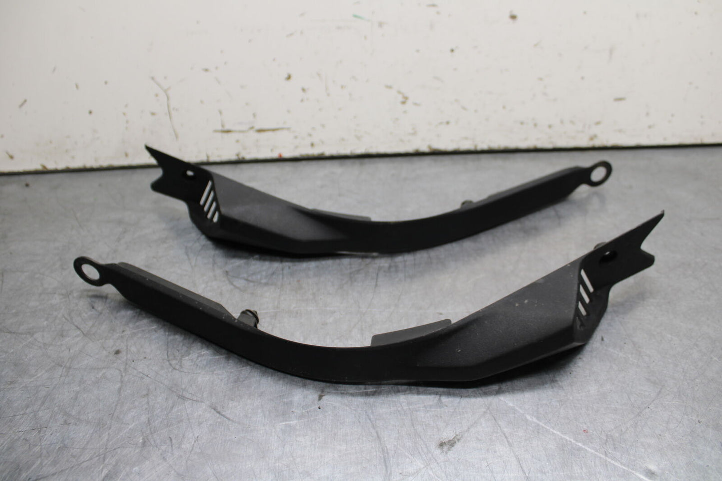 12-17 KAWASAKI ER-6N Z650 RIGHT LEFT GAS FUEL TANK PANELS COVERS TRIM SET  BB709