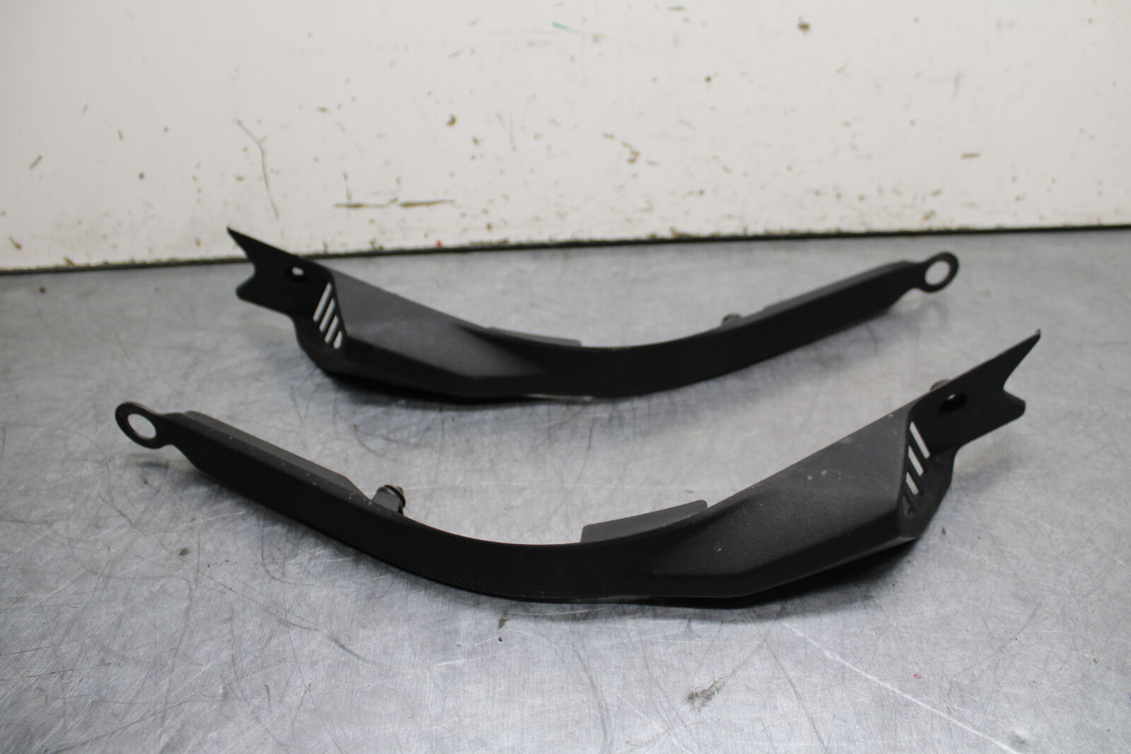 12-17 KAWASAKI ER-6N Z650 RIGHT LEFT GAS FUEL TANK PANELS COVERS TRIM SET  BB709