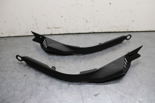 12-17 KAWASAKI ER-6N Z650 RIGHT LEFT GAS FUEL TANK PANELS COVERS TRIM SET  BB709