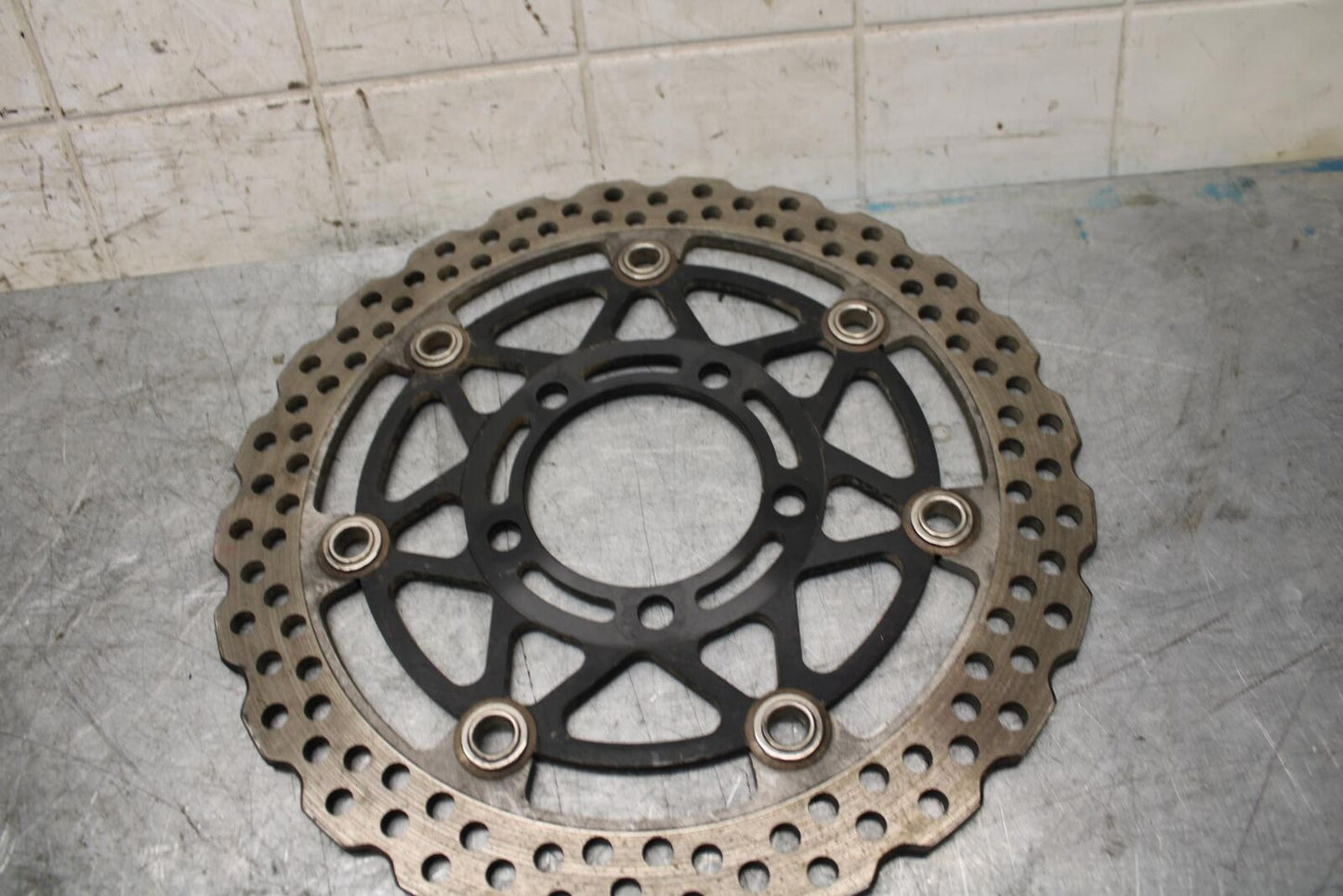 2009 Kawasaki Ninja ZX6R ZX600R FRONT BRAKE DISC ROTOR 41080-0077-5C BB44