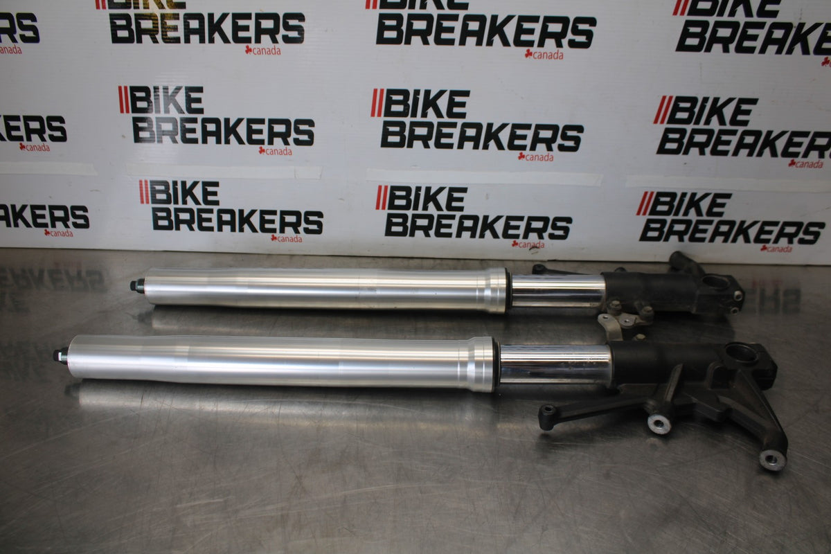 09 KAWASAKI CONCOURS 14 ZG1400B FRONT FORKS SHOCK SUSPENSION SET PAIR BB875