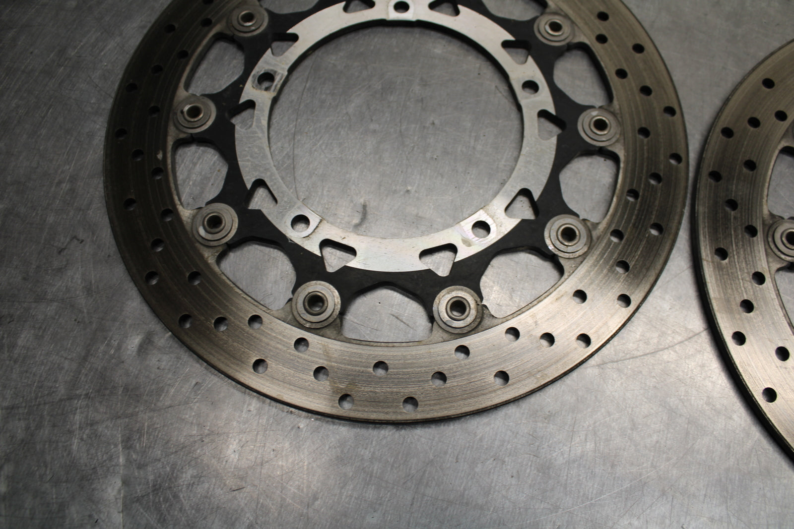 03-05 YAMAHA YZF R6  FRONT LEFT RIGHT BRAKE ROTORS DISCS BB132