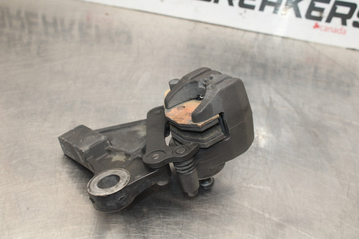 08 KAWASAKI NINJA 650 EX650 REAR BACK BRAKE CALIPER W MOUNT BRACKET BB797
