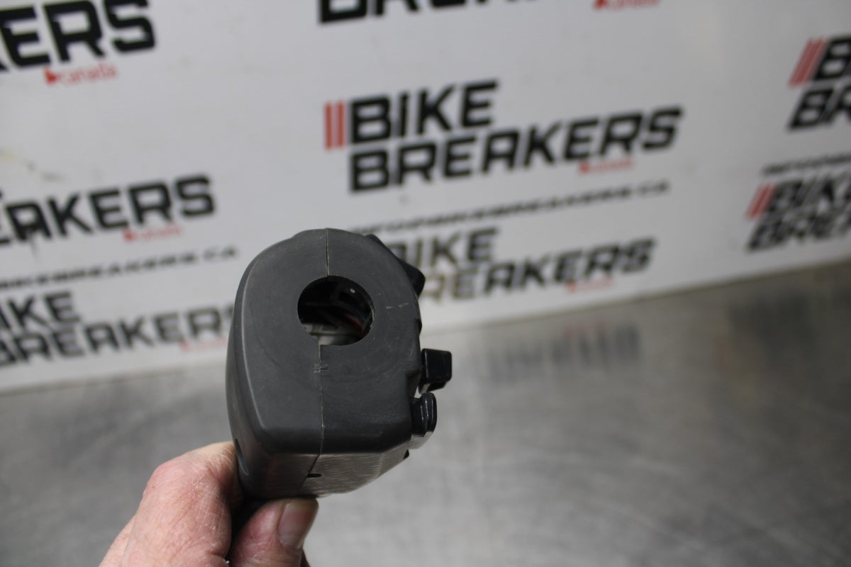 07-08 KAWASAKI NINJA ZX6R LEFT CLIP ON HANDLE HORN SIGNALS SWITCH SWITCHES BB855