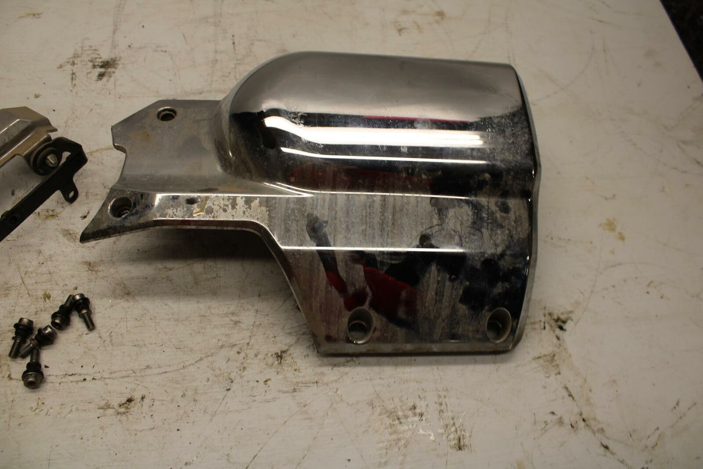 05-07 HONDA VTX1800F2 SIDE ENGINE MOTOR COVER BB351