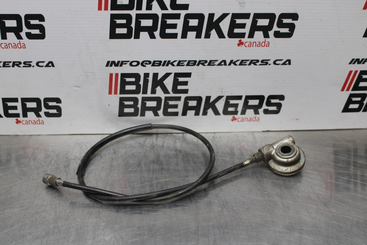 77 SUZUKI GS750 SPEED DRIVE GEAR HUB with CABLE BB779