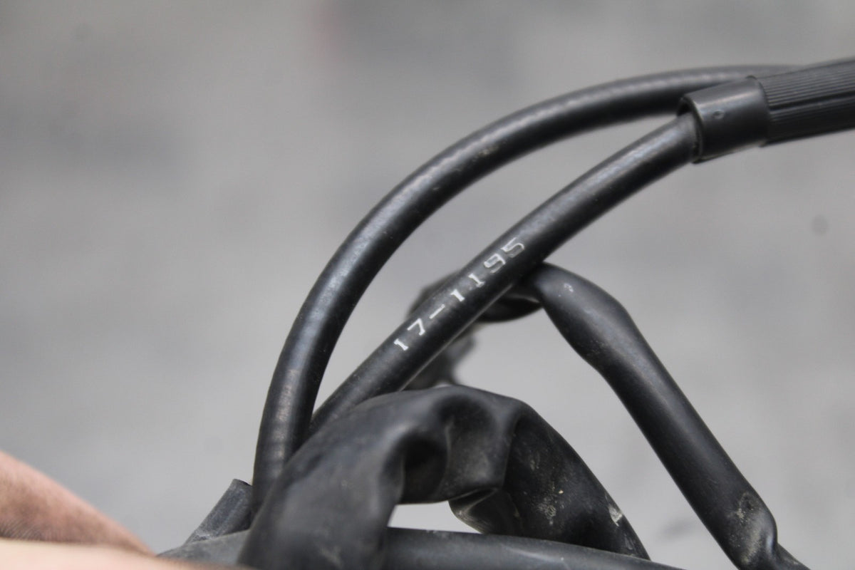 98 KAWASAKI NINJA ZX6 LEFT CLIP ON HORN SIGNALS SWITCH & CHOKE CABLE BB870