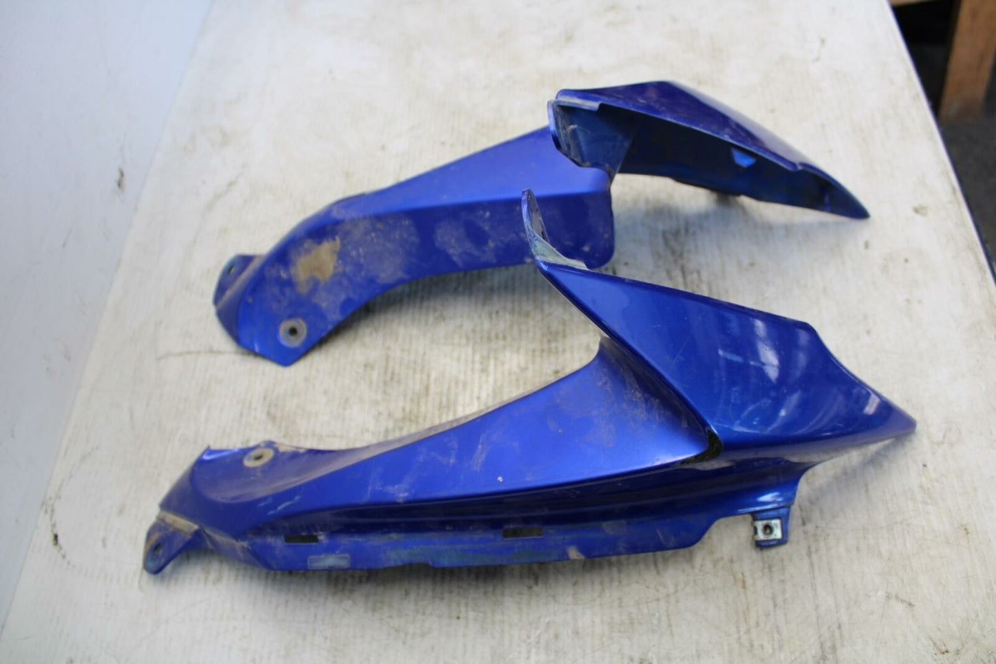 08-09 SUZUKI GSXR600 RIGHT LEFT FRONT DUCT COVERS COWLS 94672-37H00-YKY BB156B