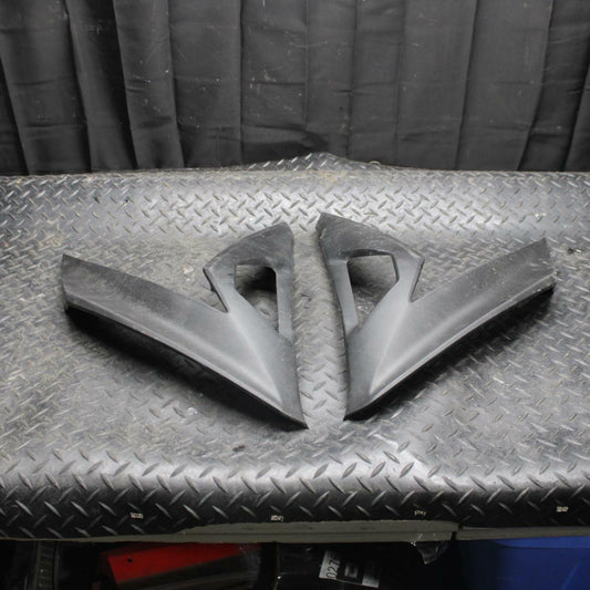 17 KAWASAKI NINJA 300 LEFT RIGHT MID UPPER SIDE FAIRING COWL PLASTIC SET BB215