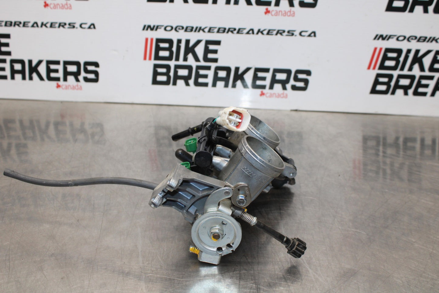 13-17 KAWASAKI NINJA 300 EX300 ABS MAIN FUEL INJECTORS / THROTTLE BODIES BB187