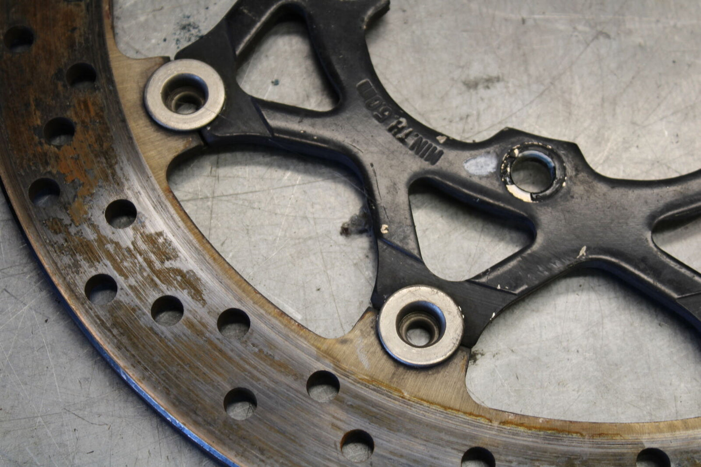 05-06 SUZUKI GSXR1000 FRONT LEFT RIGHT BRAKE ROTORS DISCS 59210-41G00 BB677