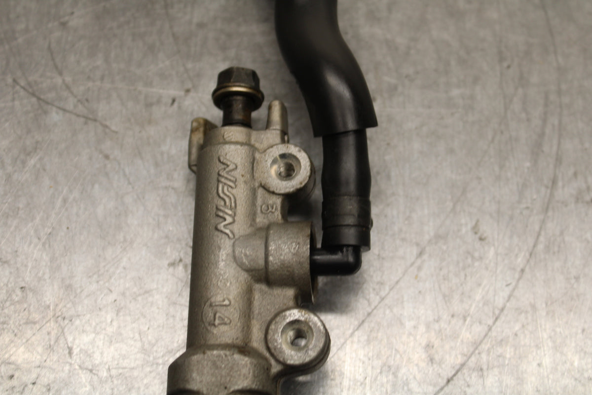 95-98 HONDA CBR600F3 REAR BACK BRAKE MASTER CYLINDER W RESERVOIR BB122