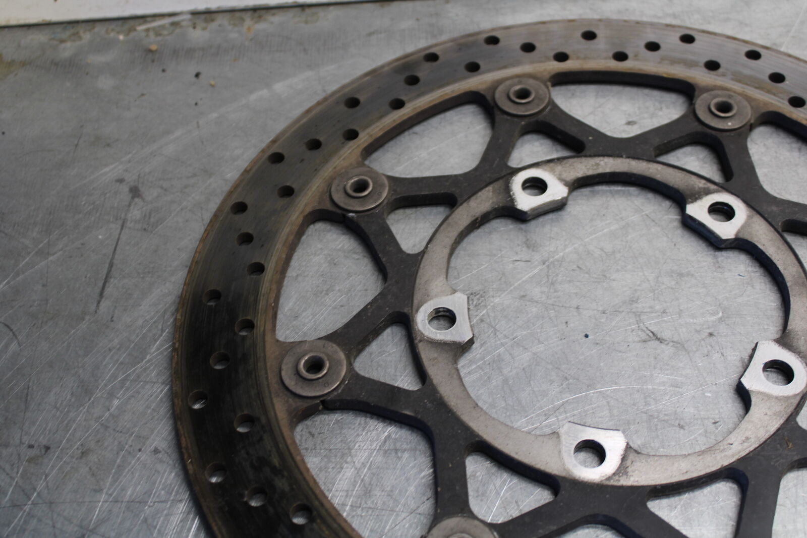 05-06 SUZUKI GSXR1000 FRONT LEFT RIGHT BRAKE ROTORS DISCS 59210-41G00 BB677