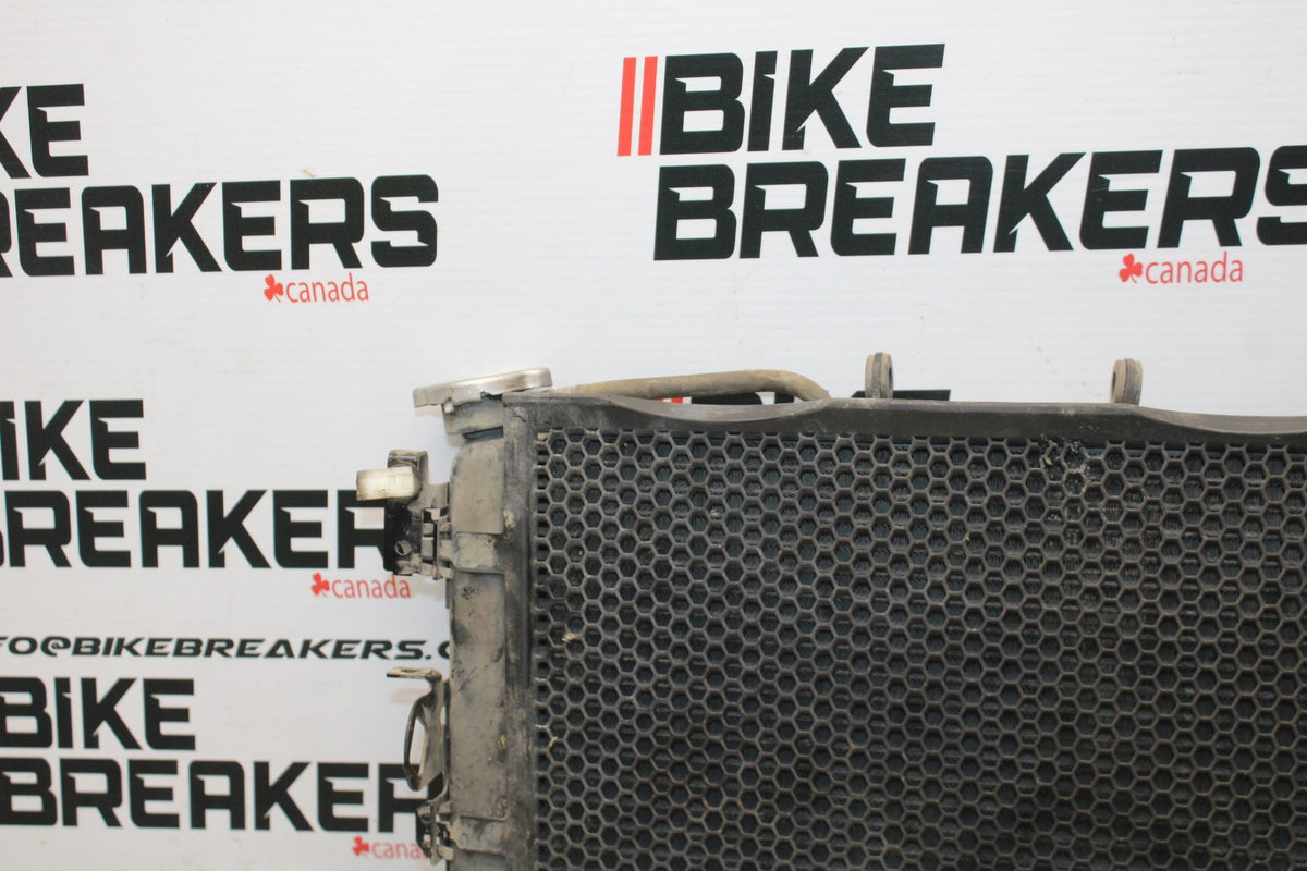 15 TRIUMPH TIGER 800 ENGINE RADIATOR MOTOR COOLER COOLING RADIATER BB873