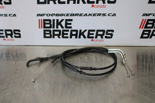 03-06 KAWASAKI Z1000 THROTTLE CABLES LINES BB164
