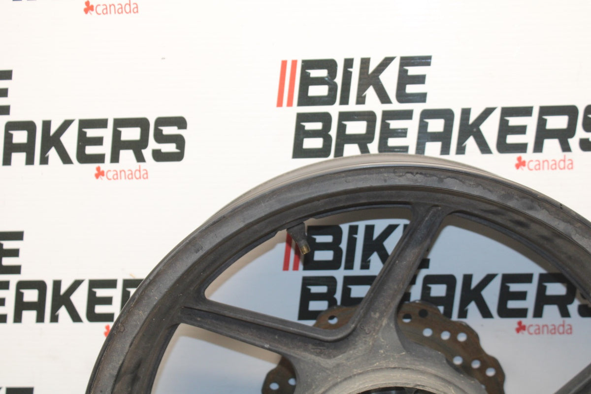 07 KAWASAKI NINJA 650 EX650 REAR WHEEL BACK RIM & ROTOR BB844