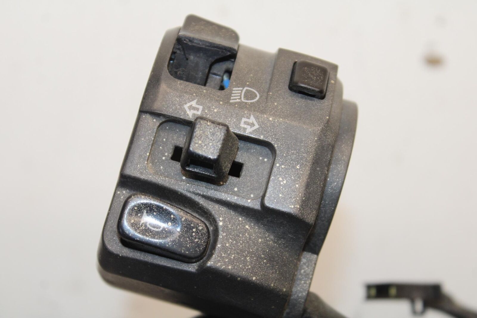 09-12 KAWASAKI NINJA ZX6R ZX600R LEFT CLIP ON HANDLE HORN SIGNALS SWITCH BB617