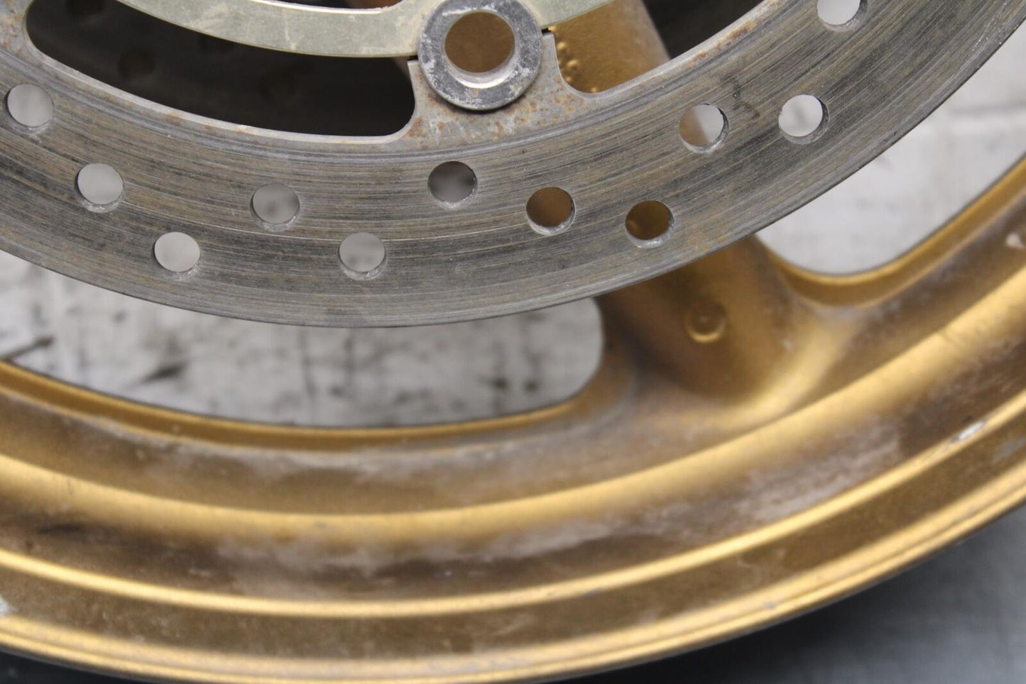 2006 Honda CBR600F4i FRONT LEFT RIGHT BRAKE ROTORS DISCS AND RIM WHEEL BB567