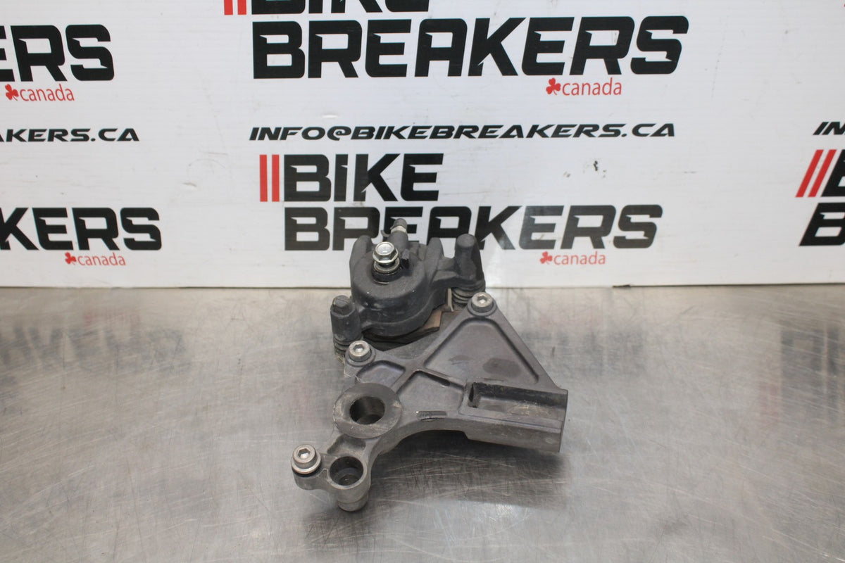 13 KAWASAKI NINJA 650 EX650F ABS REAR BACK BRAKE CALIPER W MOUNT BRACKET BB828