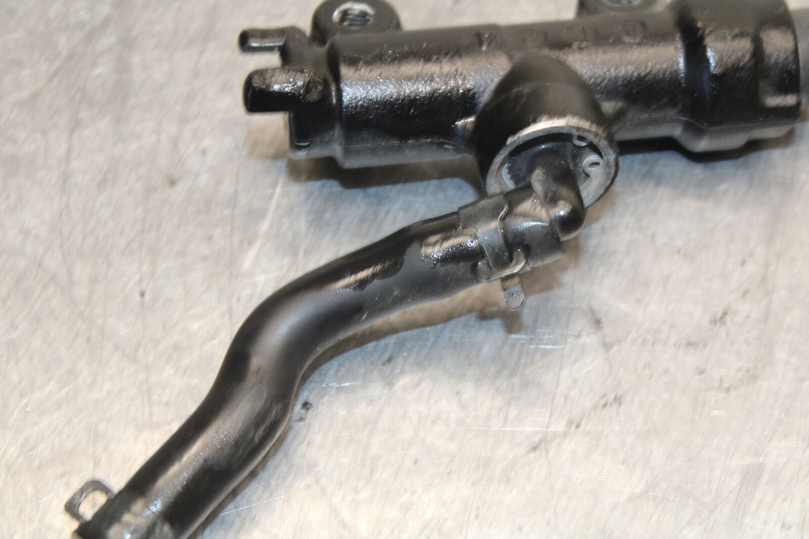 09-12 KAWASAKI NINJA ZX6R REAR BACK BRAKE MASTER CYLINDER W RESERVOIR BB698