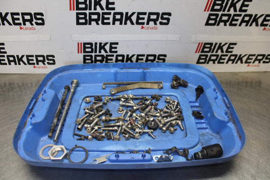 08 KAWASAKI ZX6R MOUNTING BOLTS HARDWARE SCREWS BB896