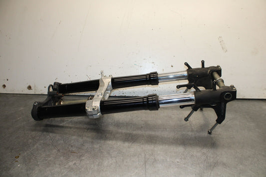 08-10 SUZUKI GSXR 600 COMPLETE FRONT END FORKS SUSPENSION TRIPLE TREE BB00