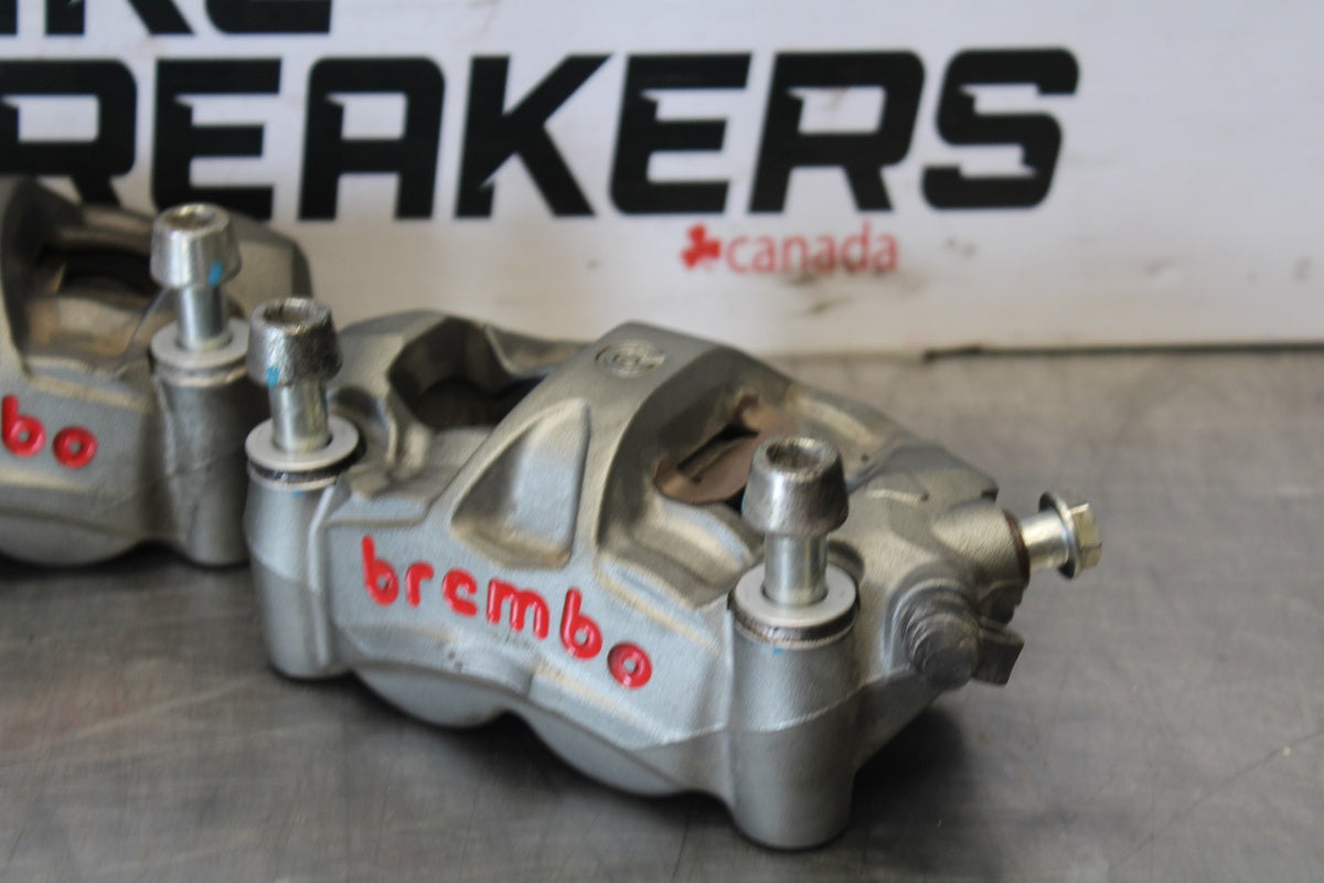 24 APRILIA TUONO V4 1100 FACTORY ABS FRONT BRAKE CALIPER SET PAIR BB887