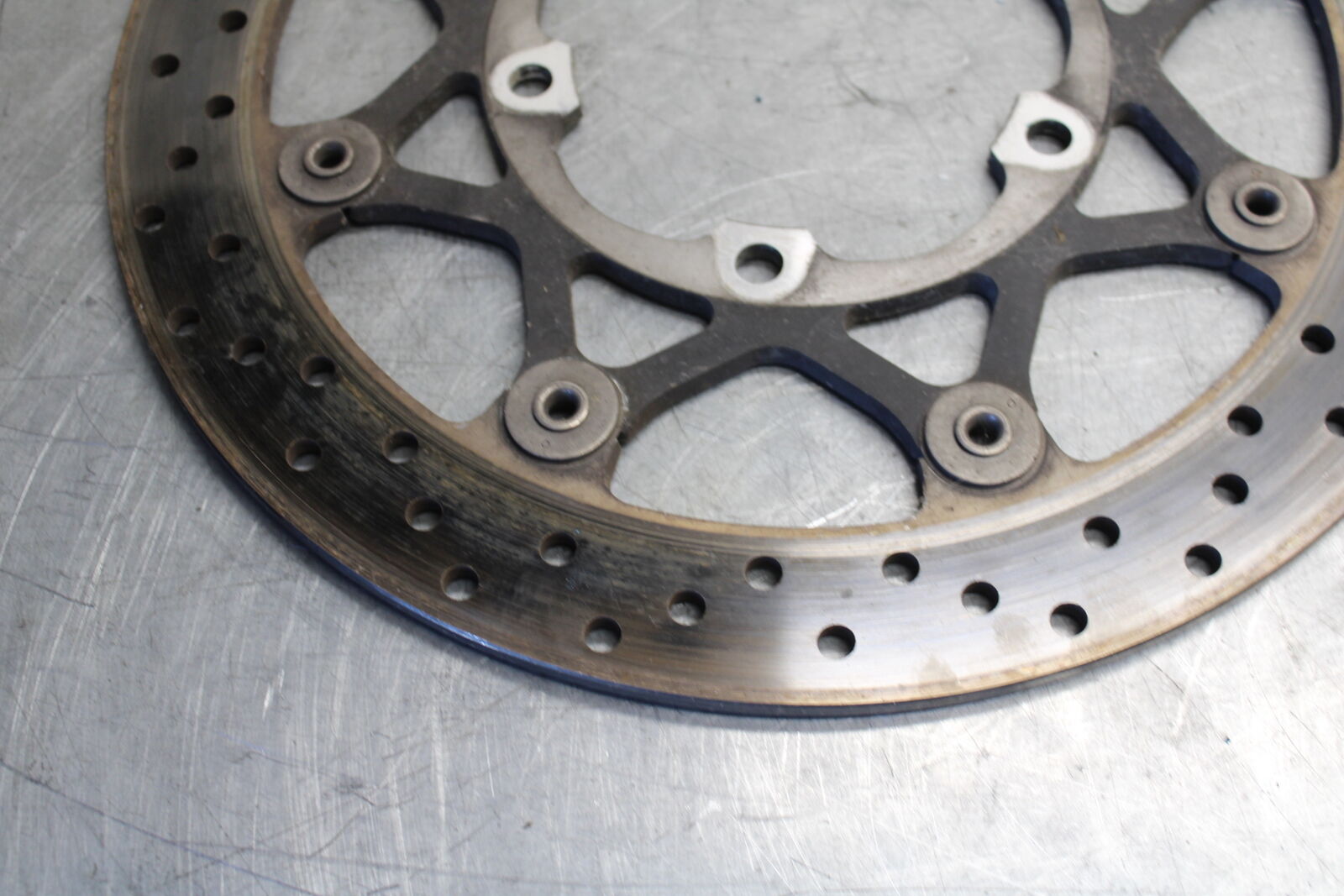 05-06 SUZUKI GSXR1000 FRONT LEFT RIGHT BRAKE ROTORS DISCS 59210-41G00 BB677