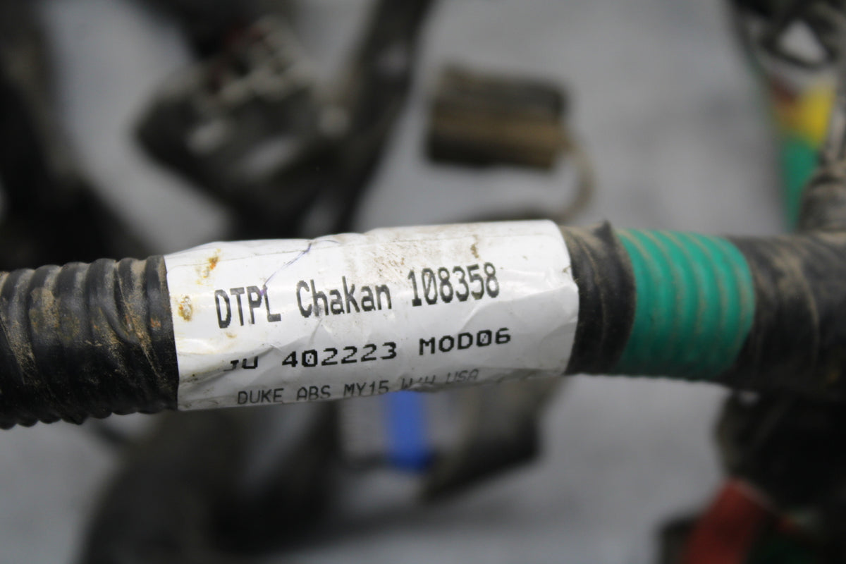13-16 KTM 390 DUKE MAIN ENGINE WIRING HARNESS MOTOR WIRE LOOM BB748