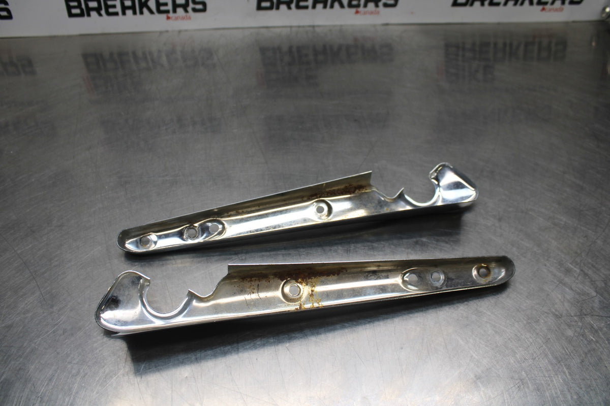 09 HARLEY-DAVIDSON SPORTSTER 1200 CUSTOM XL1200C REAR FRAME COVERS STRUTS  BB776
