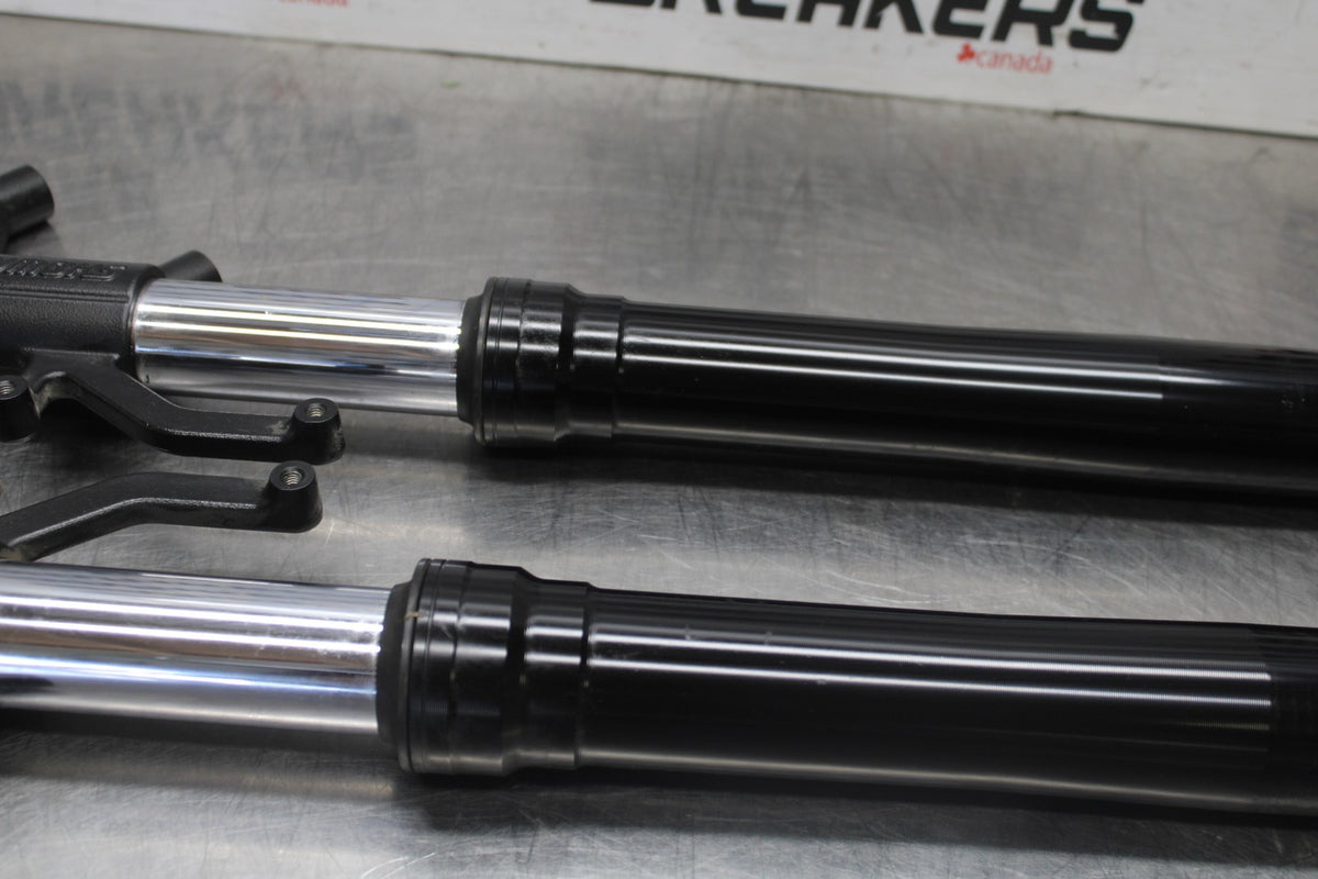 24-25 KAWASAKI NINJA ZX6R FRONT FORKS SHOCK SUSPENSION SET PAIR BB939